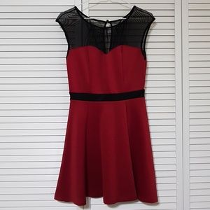 Modcloth "belle in burgundy" dress